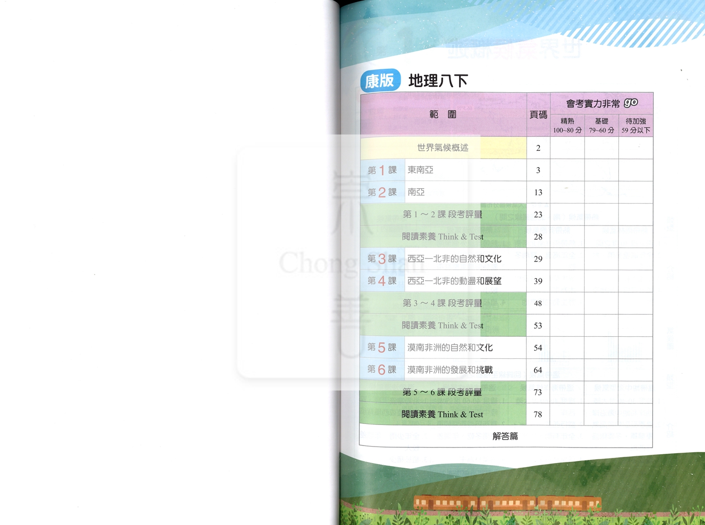 【國中114下】明霖國中 康版課堂筆記 地理4