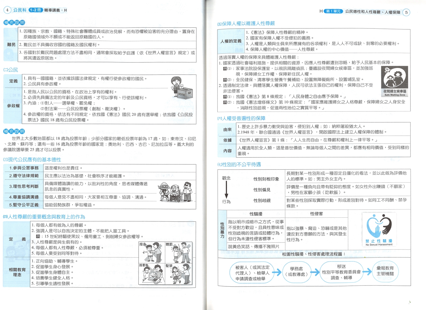 【國中116會考-1-2冊】金安國中雙向溝通1-2冊輔導講義-翰版公民