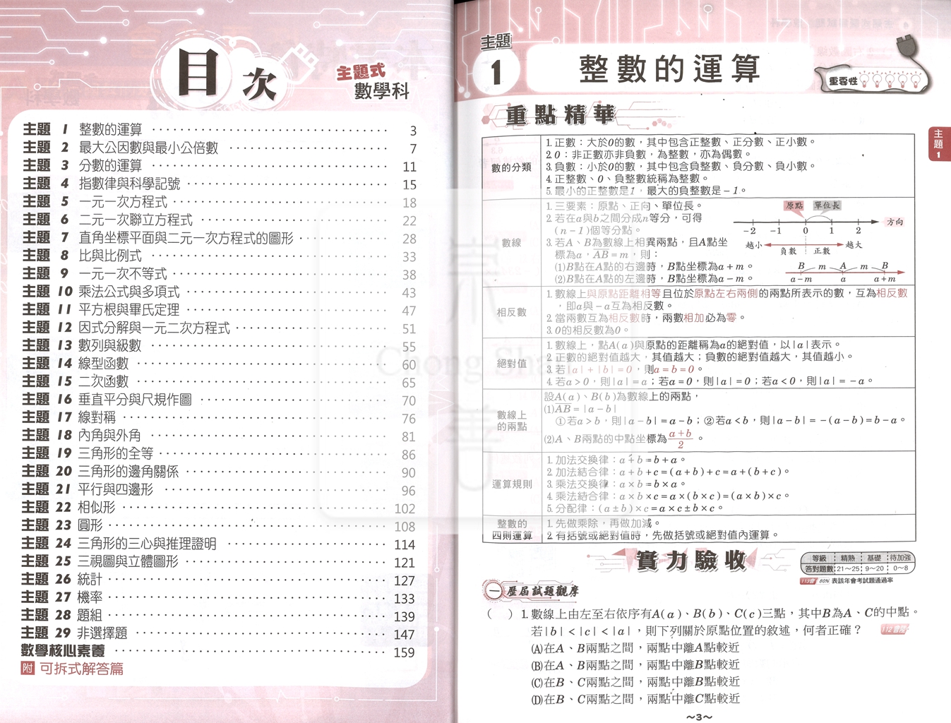 【國中會考115】高升鑫主題式歷屆試題-數學