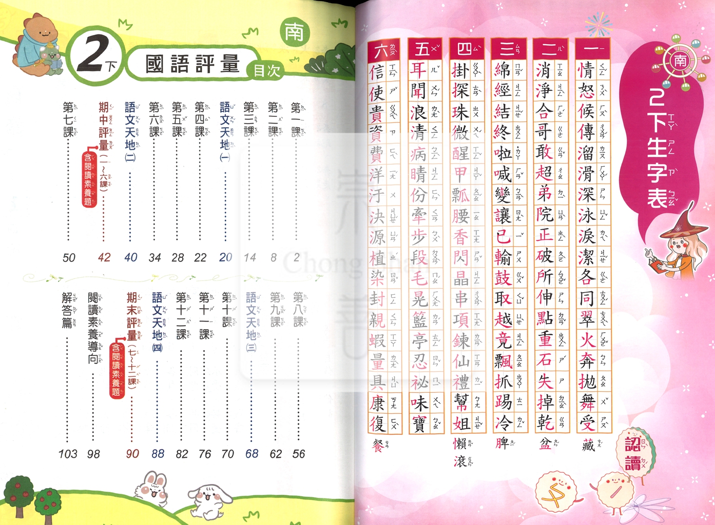 【國小114下】良品安親班專用講義式評量-南版國語2下