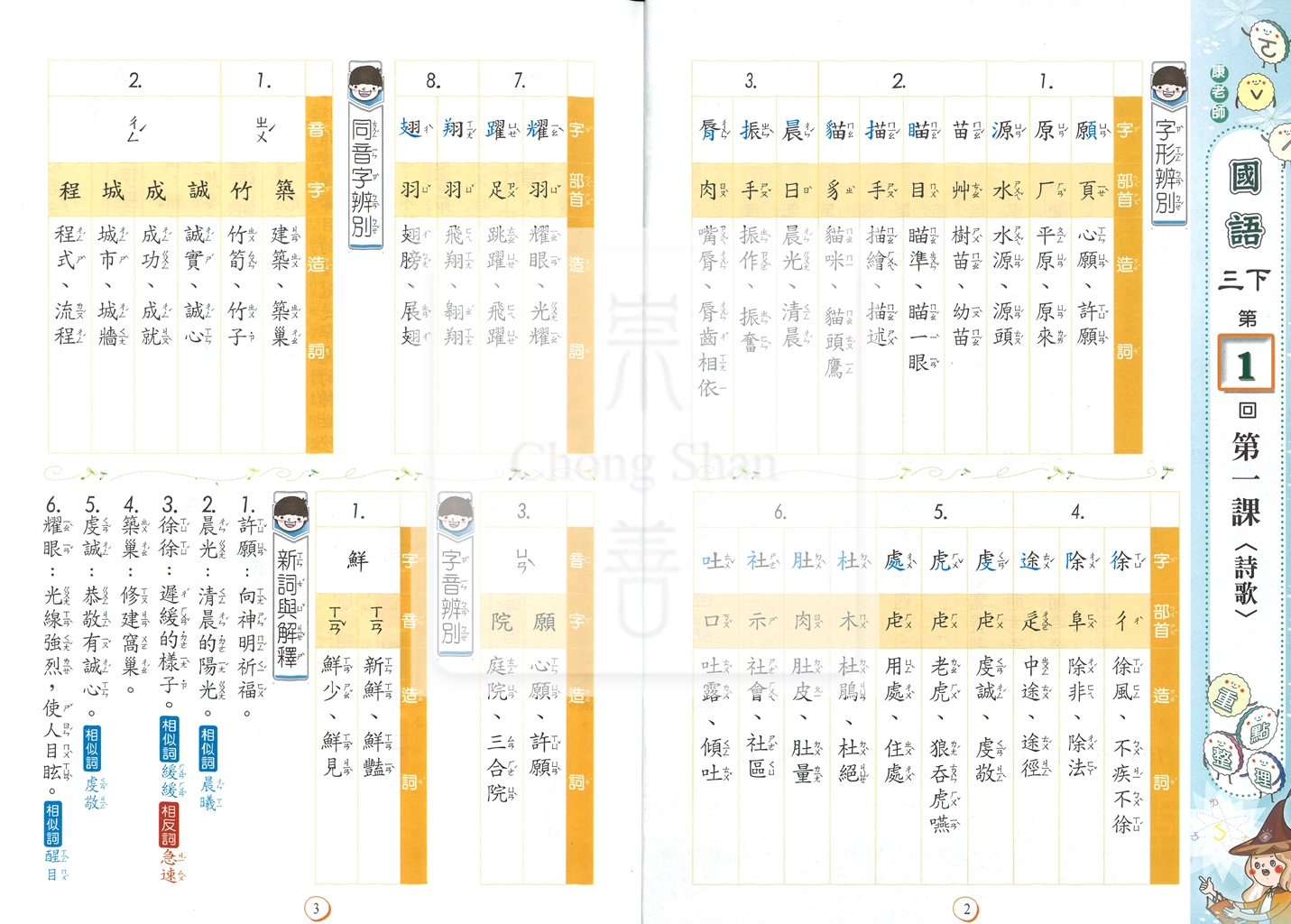 【國小114下】良品國小 康版 安親班專用講義式評量-國語3下