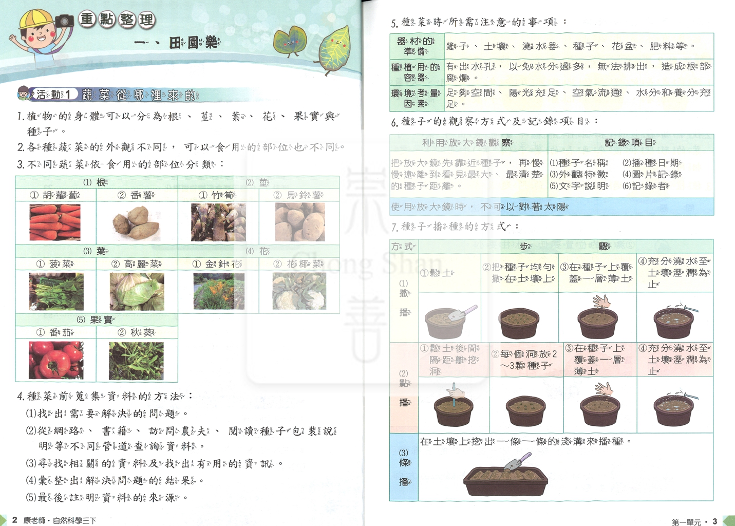 【國小114下】良品國小 康版 安親班專用講義式評量-自然3下