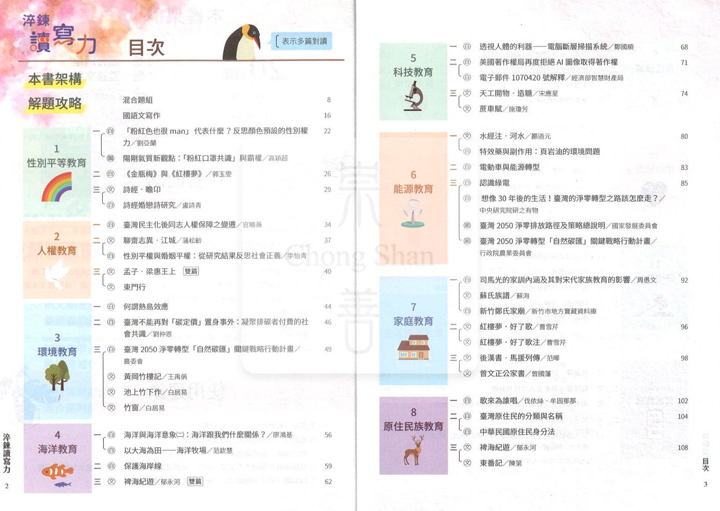 三民高中淬鍊讀寫力/學測混合題組X國語文寫作