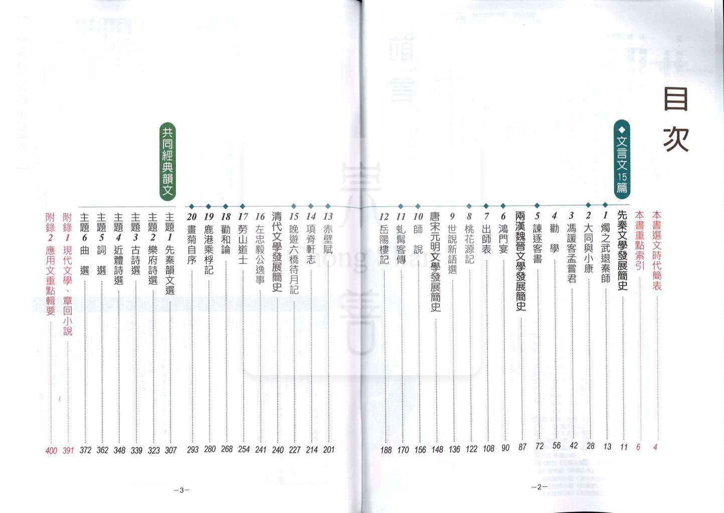 翰林高中大講堂文言文15篇經典選文 + 混合題型訓練( 附試題本)
